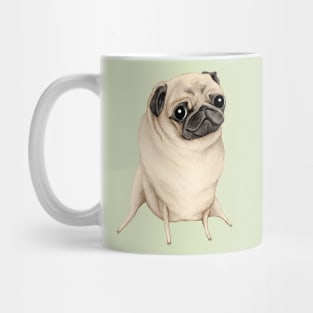 Sweet Fawn Pug Mug